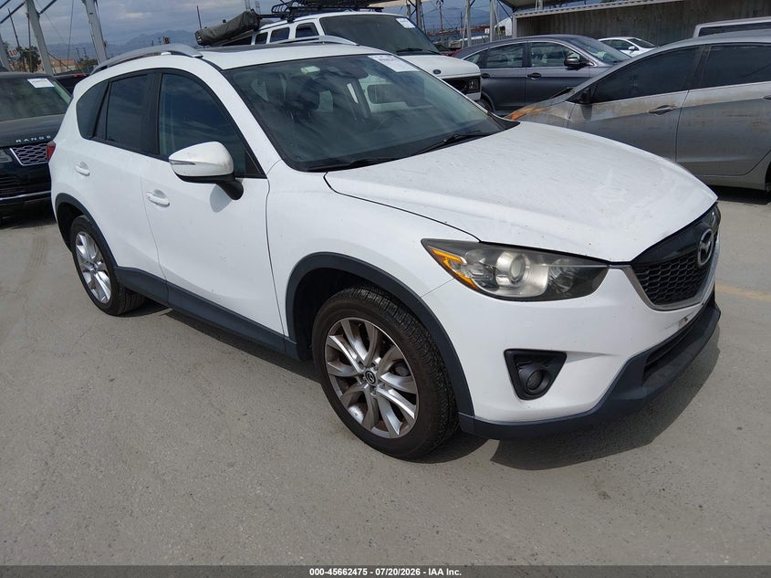 2015 Mazda Cx-5 VIN JM3KE4DY8F0490009 IAAI salvage auction — LEFT SIDE, Wait Title, sold $2,900 on 2026-08-03 (photo 1)