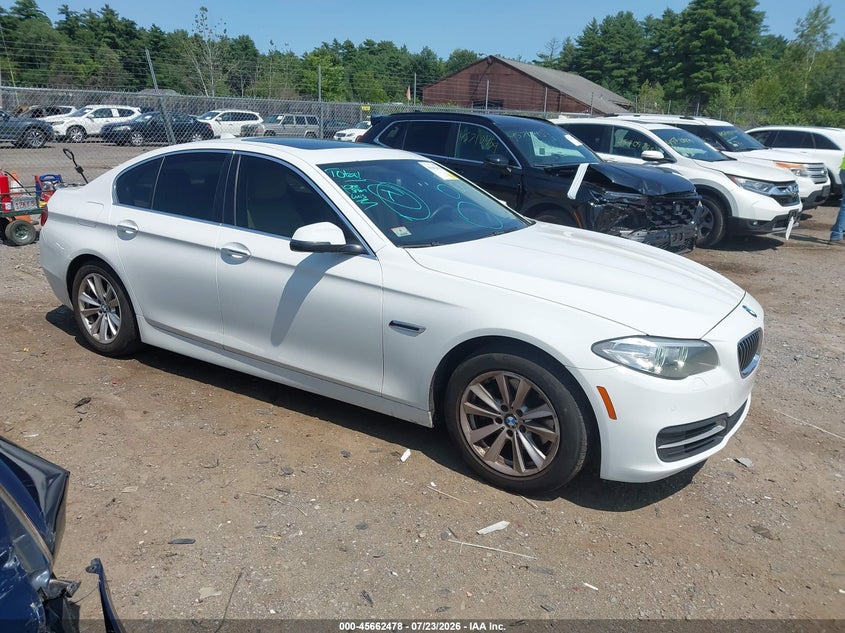2014 BMW 5er VIN WBA5A7C50ED612022 IAAI salvage auction — REAR END, Salvage (Massachusetts), sold $1,050 on 2026-09-10 (photo 1)