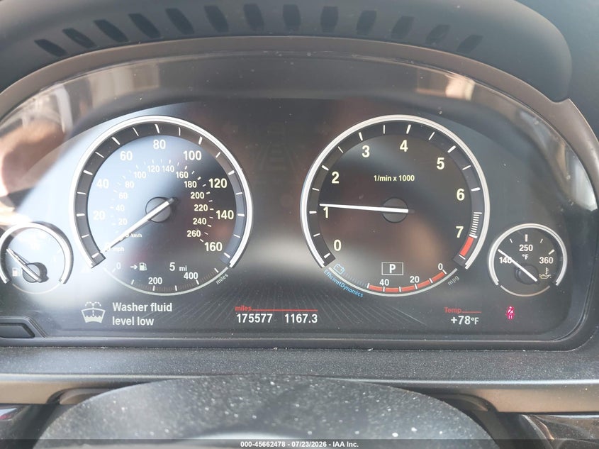 2014 BMW 5er VIN WBA5A7C50ED612022 IAAI salvage auction — REAR END, Salvage (Massachusetts), sold $1,050 on 2026-09-10 (photo 7)