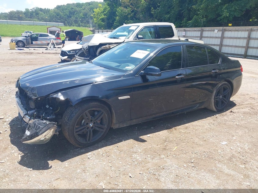 2016 BMW 5er VIN WBA5B1C54GG130505 IAAI salvage auction — FRONT END, Salvage Title, sold $4,300 on 2026-08-20 (photo 2)