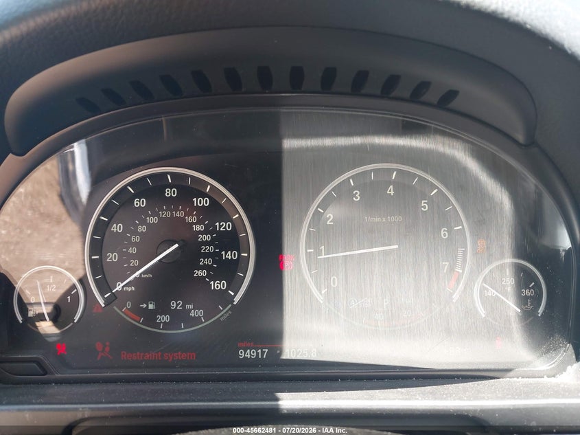 2016 BMW 5er VIN WBA5B1C54GG130505 IAAI salvage auction — FRONT END, Salvage Title, sold $4,300 on 2026-08-20 (photo 7)