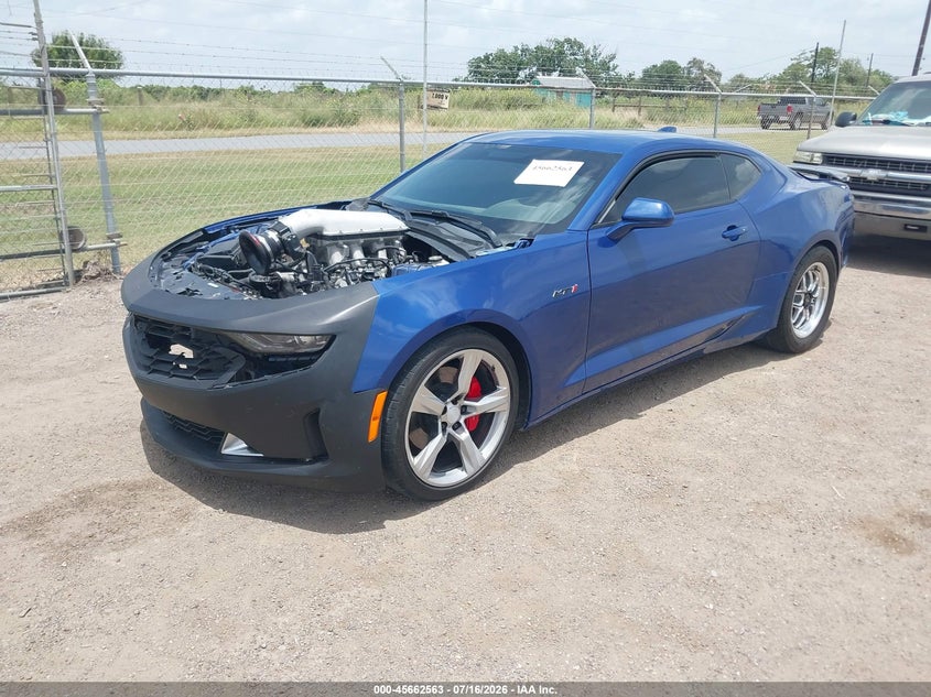 2021 Chevrolet Camaro VIN 1G1FF1R72M0141875 IAAI salvage auction — REPOSSESSION, Original (Texas), sold $7,350 on 2026-07-28 (photo 2)
