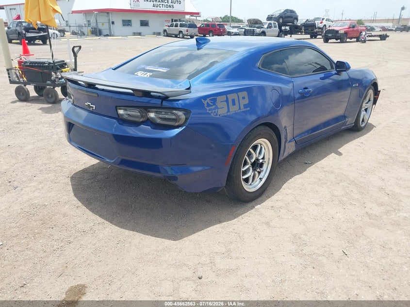 2021 Chevrolet Camaro VIN 1G1FF1R72M0141875 IAAI salvage auction — REPOSSESSION, Original (Texas), sold $7,350 on 2026-07-28 (photo 4)