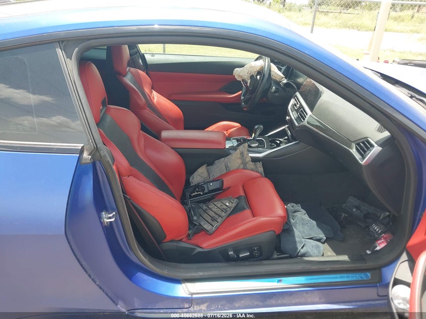 2023 BMW M4 VIN WBS43AZ06PCL38909 IAAI salvage auction — LEFT FRONT, Original (Texas), sold $2,050 on 2026-07-21 (photo 5)