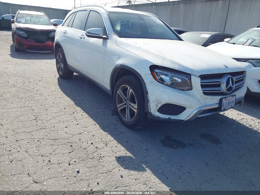 2019 Mercedes-benz Glc VIN WDC0G4JB8KF609480 IAAI salvage auction — Unknown, Salvage Title, sold $25 on 2026-08-27 (photo 1)