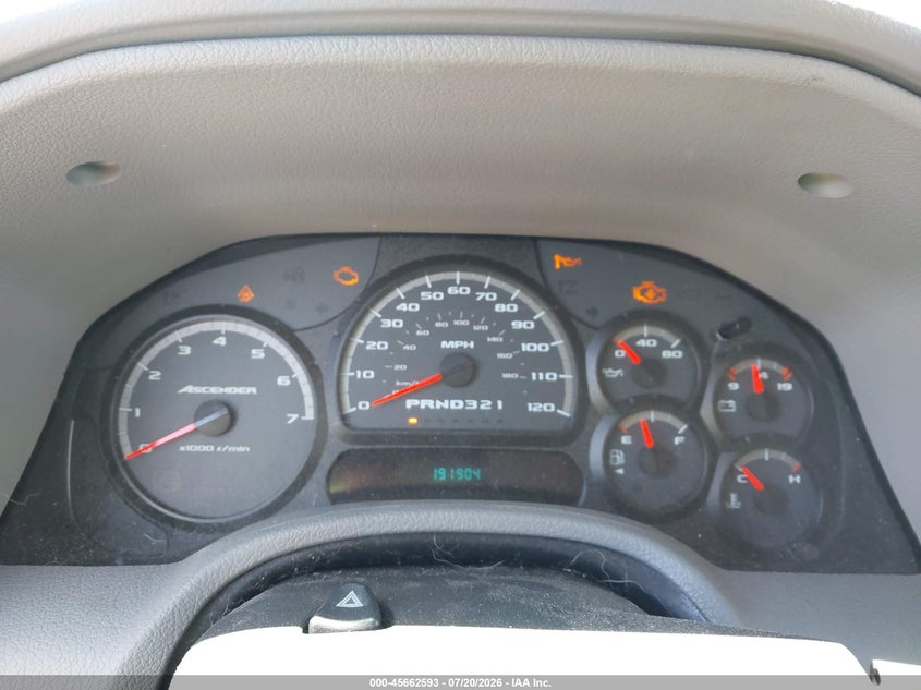 2008 Isuzu Ascender VIN 4NUDS13S482700476 IAAI salvage auction — NORMAL WEAR, Clear (North Carolina), sold $100 on 2026-07-31 (photo 7)