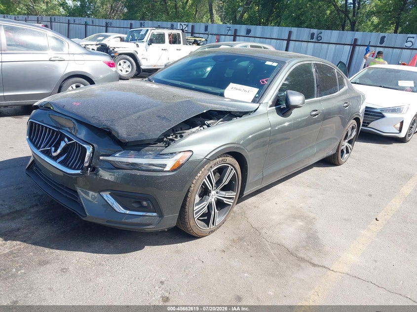 2020 Volvo S60 VIN 7JRA22TL2LG036852 IAAI salvage auction — FRONT END, Salvage Title, sold $5,100 on 2026-08-16 (photo 2)