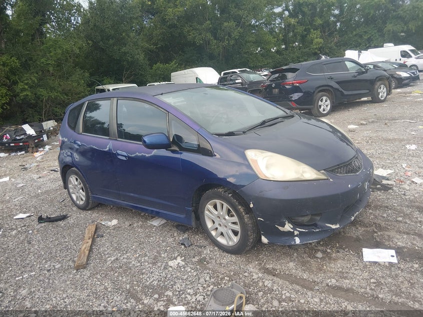 2010 Honda Fit VIN JHMGE8H43AS011245 IAAI salvage auction — LEFT FRONT, Salvage (Tennessee), sold $25 on 2026-07-30 (photo 1)