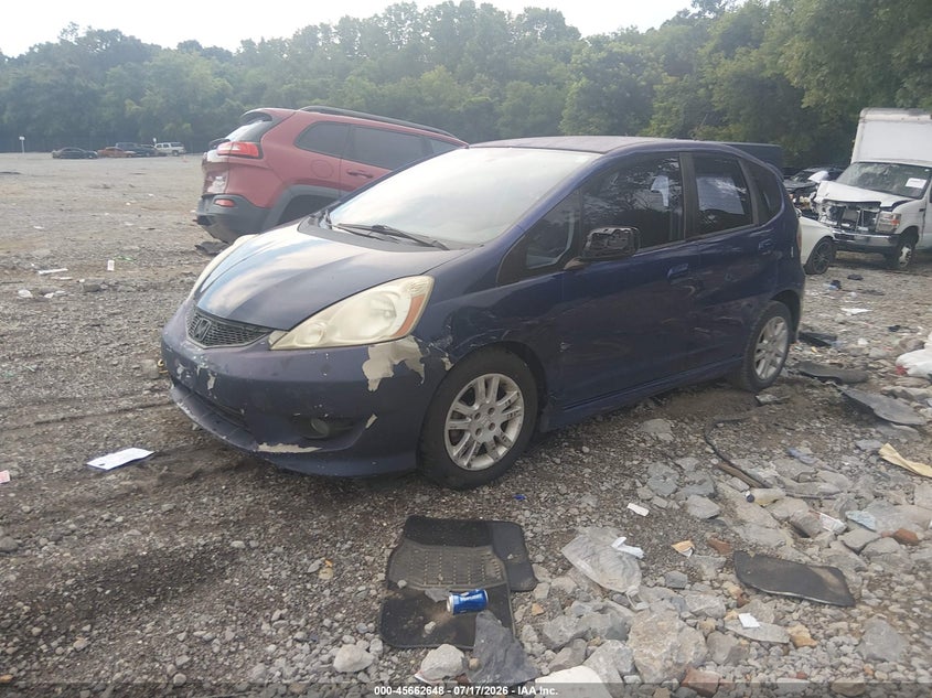 2010 Honda Fit VIN JHMGE8H43AS011245 IAAI salvage auction — LEFT FRONT, Salvage (Tennessee), sold $25 on 2026-07-30 (photo 2)