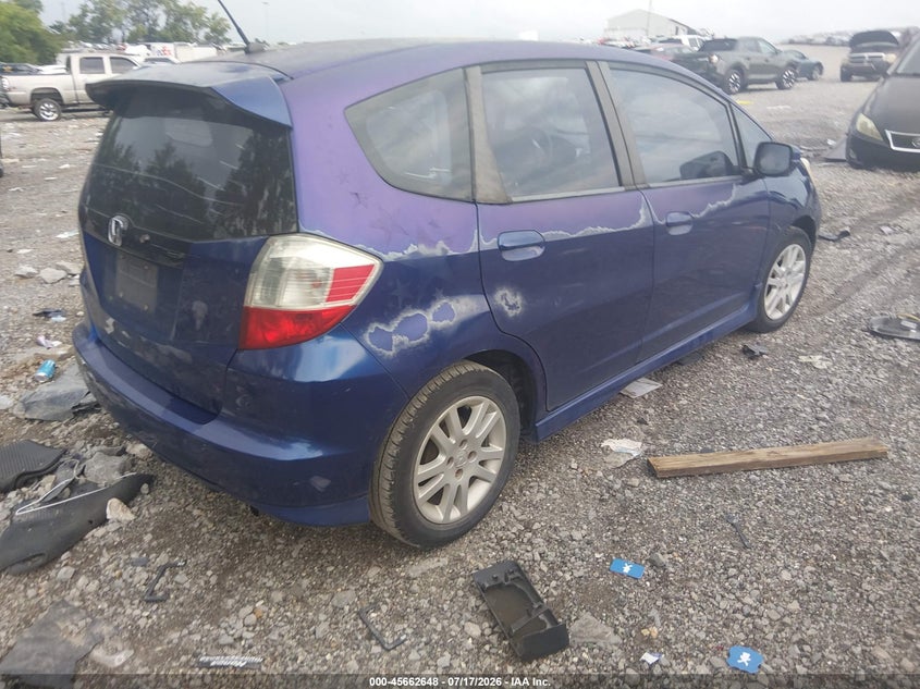 2010 Honda Fit VIN JHMGE8H43AS011245 IAAI salvage auction — LEFT FRONT, Salvage (Tennessee), sold $25 on 2026-07-30 (photo 4)