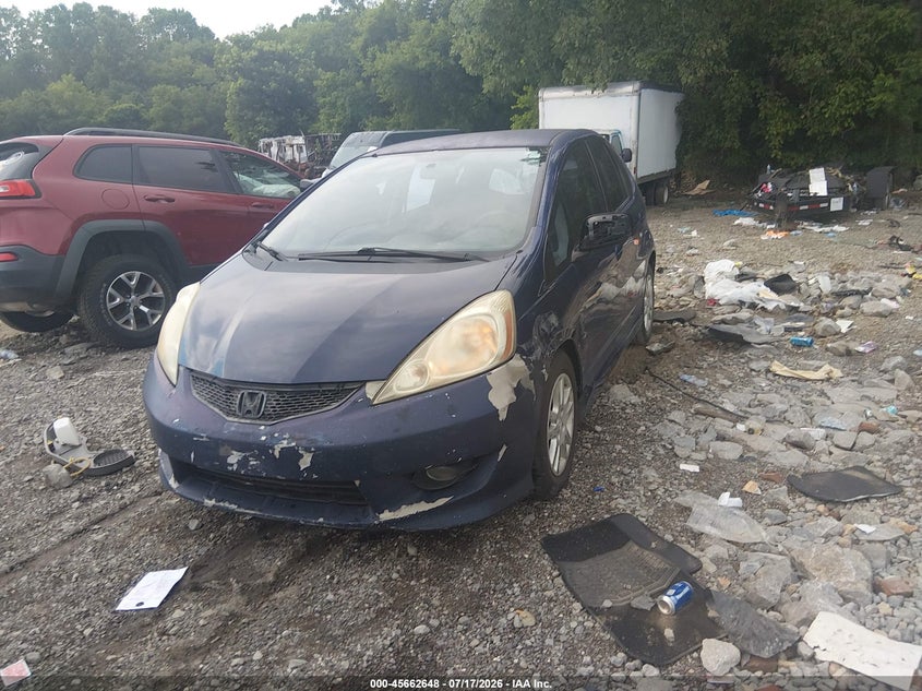 2010 Honda Fit VIN JHMGE8H43AS011245 IAAI salvage auction — LEFT FRONT, Salvage (Tennessee), sold $25 on 2026-07-30 (photo 6)