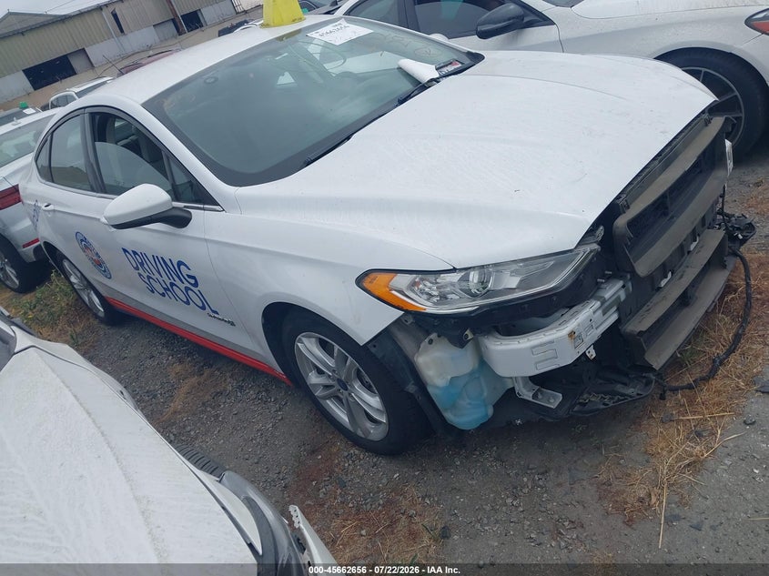 2018 Ford Fusion VIN 3FA6P0UU3JR233879 IAAI salvage auction — FRONT END, Salvage Certificate (California), sold $1,450 on 2026-07-24 (photo 1)