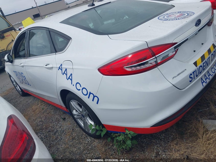2018 Ford Fusion VIN 3FA6P0UU3JR233879 IAAI salvage auction — FRONT END, Salvage Certificate (California), sold $1,450 on 2026-07-24 (photo 3)