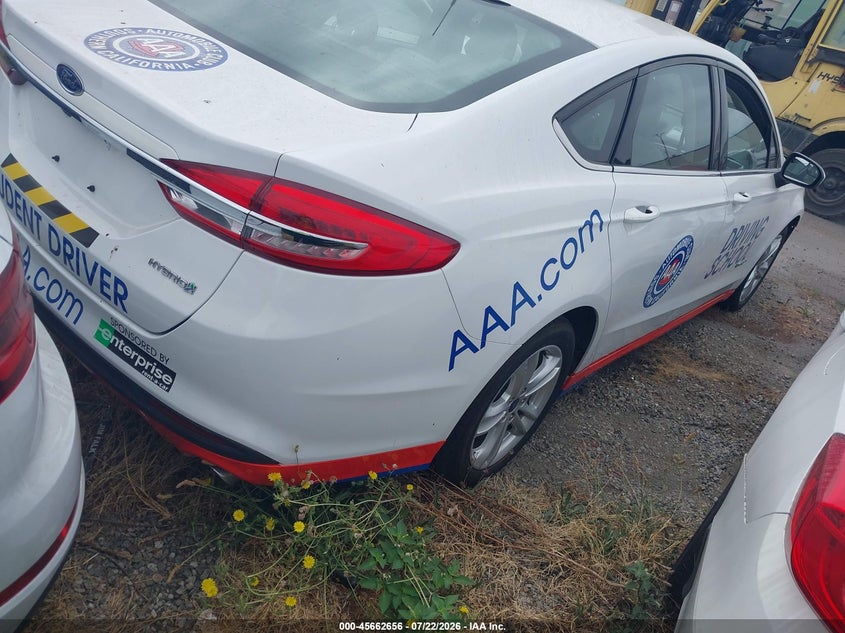 2018 Ford Fusion VIN 3FA6P0UU3JR233879 IAAI salvage auction — FRONT END, Salvage Certificate (California), sold $1,450 on 2026-07-24 (photo 4)