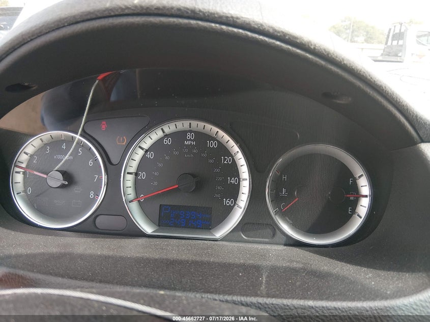 2009 Hyundai Sonata VIN 5NPET46C99H470100 IAAI salvage auction — NORMAL WEAR, Original (Texas), sold $275 on 2026-07-28 (photo 7)
