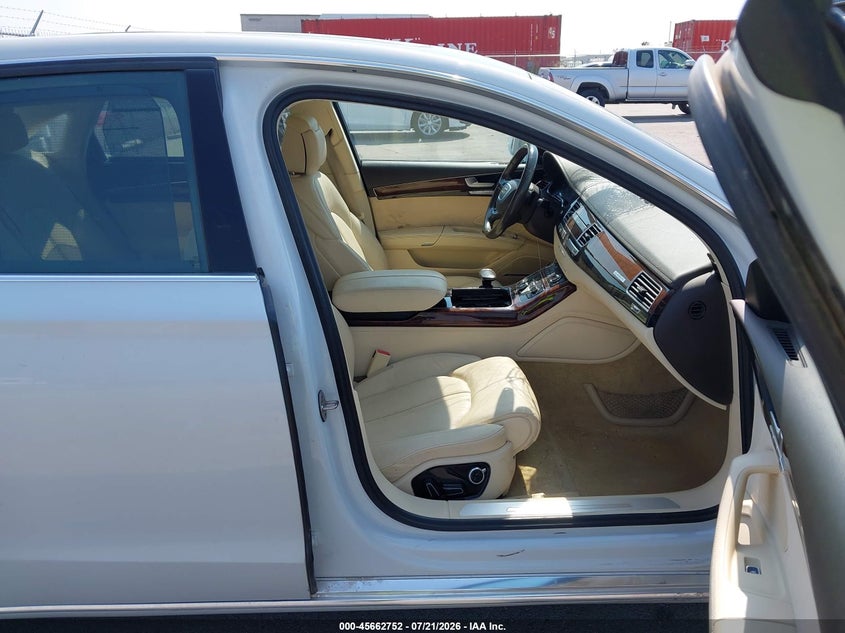 2013 Audi A8 VIN WAURGAFD7DN005611 IAAI salvage auction — HAIL, Certificate Of Title (Nebraska), sold $2,100 on 2026-08-16 (photo 5)