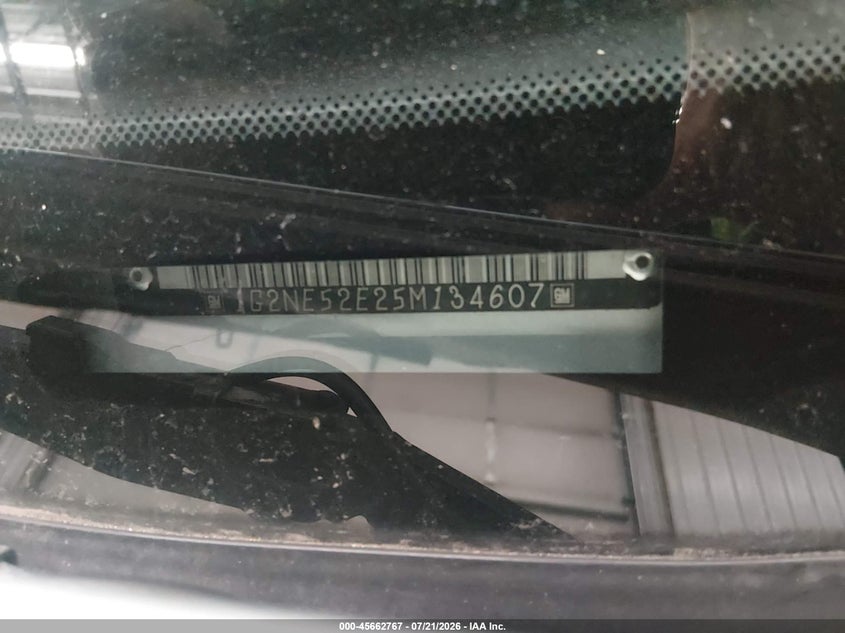 2005 Pontiac Grand am VIN 1G2NE52E25M134607 IAAI salvage auction — LEFT SIDE, Parts Only Bos (Minnesota), sold $225 on 2026-07-28 (photo 9)