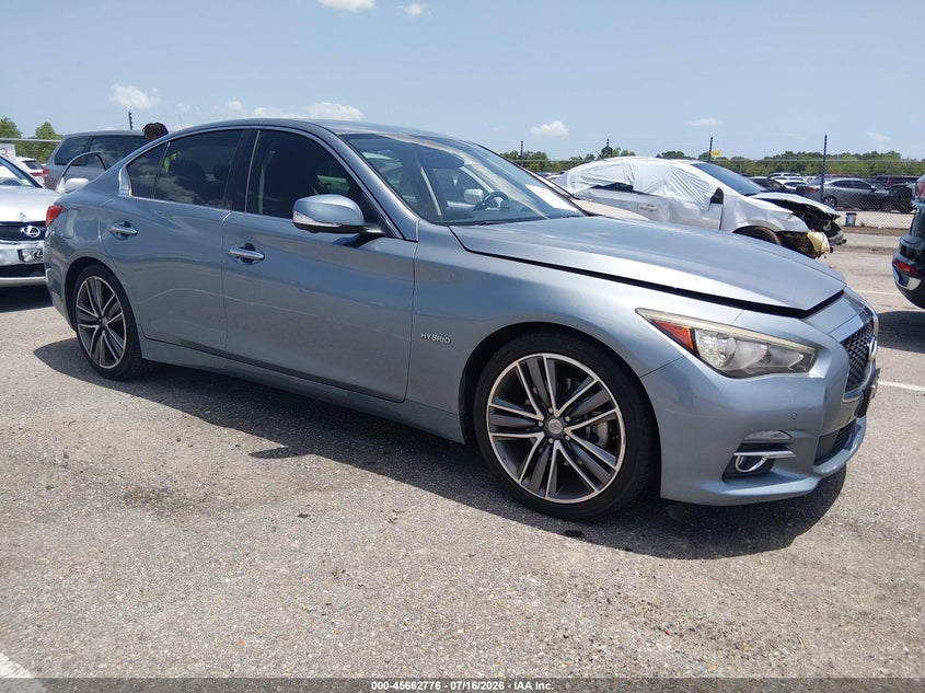 2017 Infiniti Q50 VIN JN1AV7AP1HM890042 IAAI salvage auction — NORMAL WEAR, Clear (Louisiana), sold $425 on 2026-07-29 (photo 1)