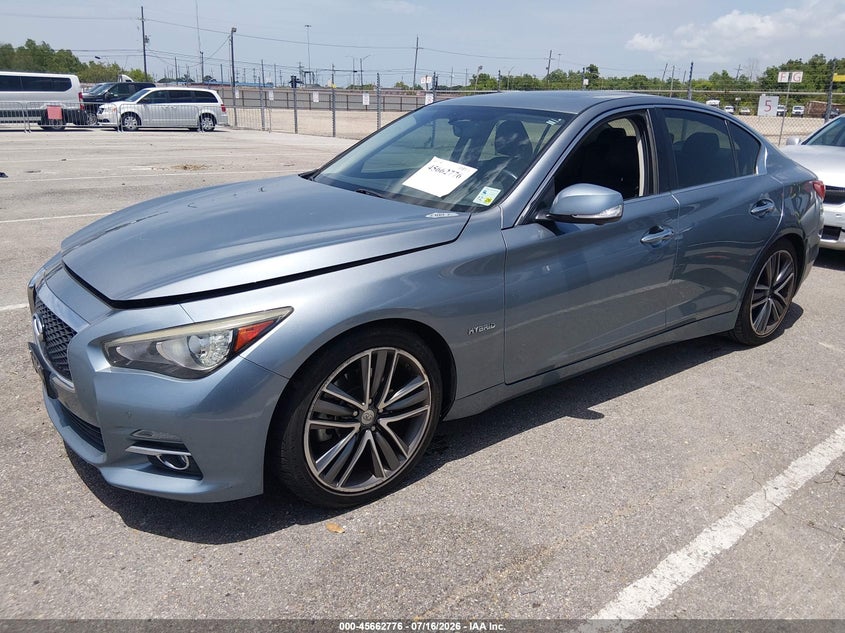 2017 Infiniti Q50 VIN JN1AV7AP1HM890042 IAAI salvage auction — NORMAL WEAR, Clear (Louisiana), sold $425 on 2026-07-29 (photo 2)