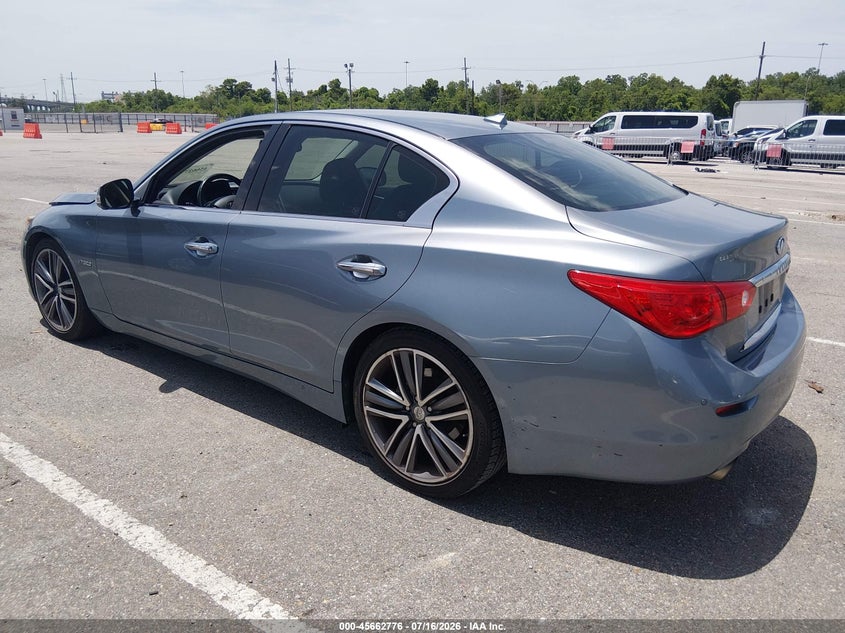 2017 Infiniti Q50 VIN JN1AV7AP1HM890042 IAAI salvage auction — NORMAL WEAR, Clear (Louisiana), sold $425 on 2026-07-29 (photo 3)