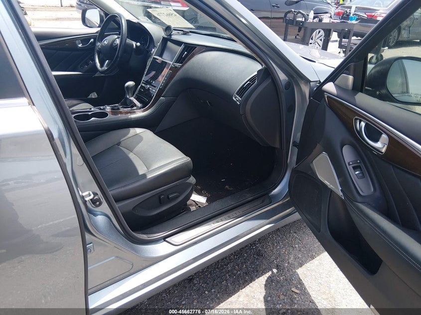 2017 Infiniti Q50 VIN JN1AV7AP1HM890042 IAAI salvage auction — NORMAL WEAR, Clear (Louisiana), sold $425 on 2026-07-29 (photo 5)