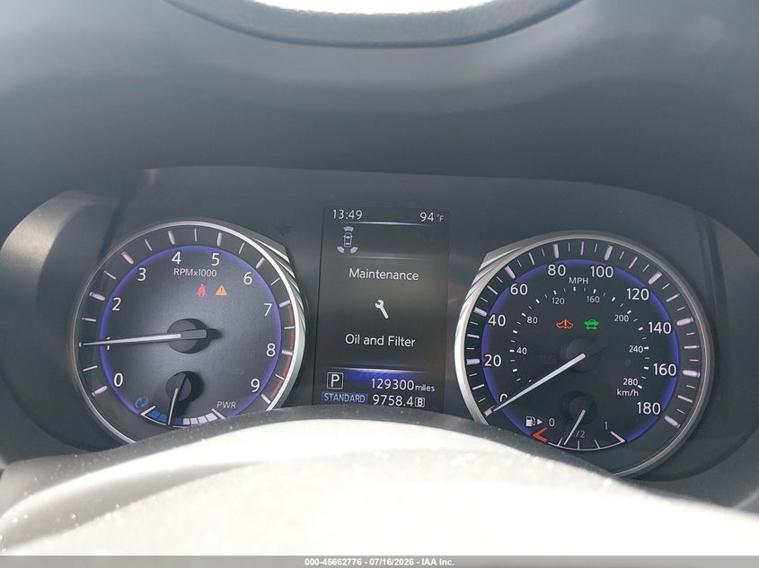 2017 Infiniti Q50 VIN JN1AV7AP1HM890042 IAAI salvage auction — NORMAL WEAR, Clear (Louisiana), sold $425 on 2026-07-29 (photo 7)