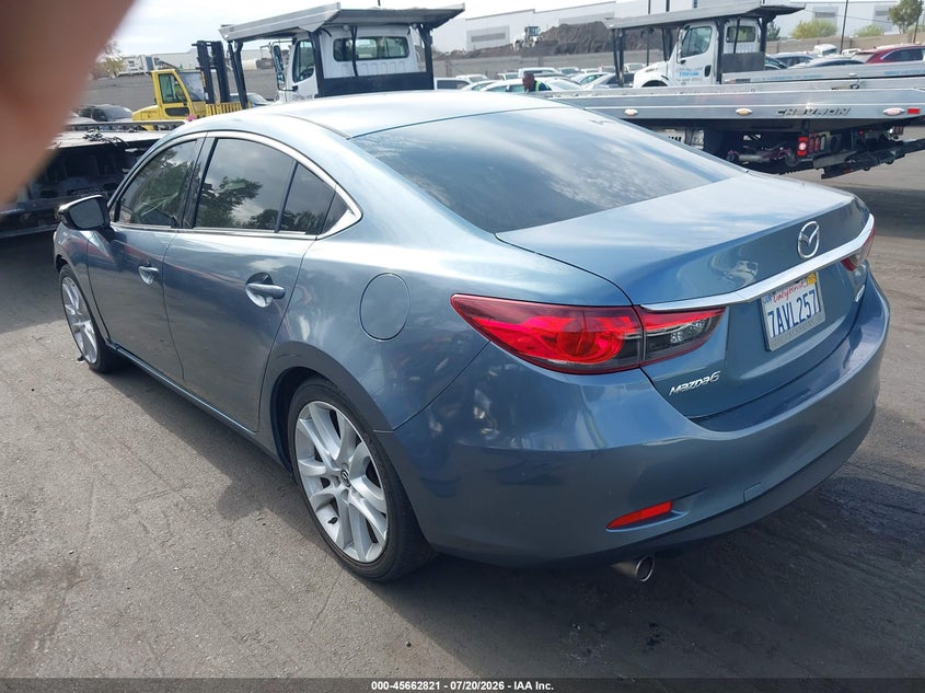 2014 Mazda 6 VIN JM1GJ1V63E1117314 IAAI salvage auction — FRONT END, Salvage Certificate (California), sold $1,950 on 2026-07-31 (photo 3)
