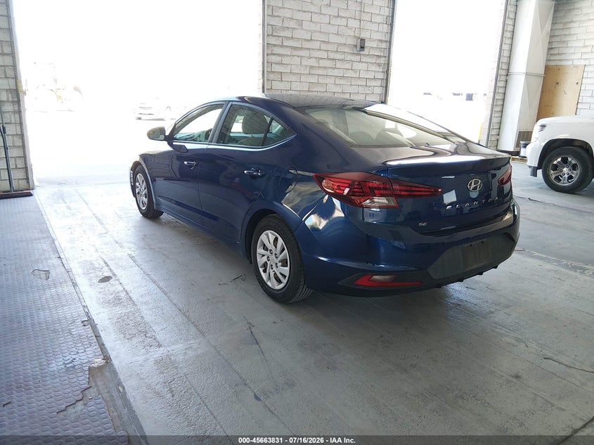 2020 Hyundai Elantra VIN 5NPD74LF6LH601103 IAAI salvage auction — FRONT END, Sf97 (California), sold $10,100 on 2026-07-30 (photo 3)