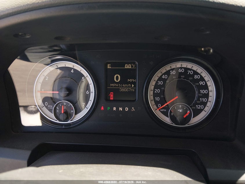 2017 Ram 1500 VIN 3C6JR7DT4HG535872 IAAI salvage auction — NORMAL WEAR, Sf97 (California), sold $13,250 on 2026-07-30 (photo 7)
