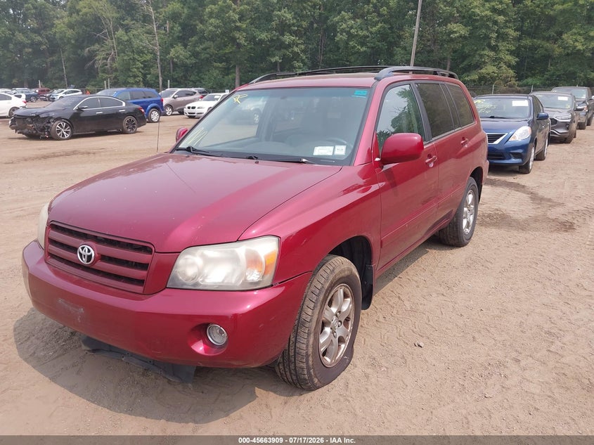 2005 Toyota Highlander VIN JTEEP21A350094852 IAAI salvage auction — NORMAL WEAR, Clear (New York), sold $925 on 2026-07-29 (photo 2)