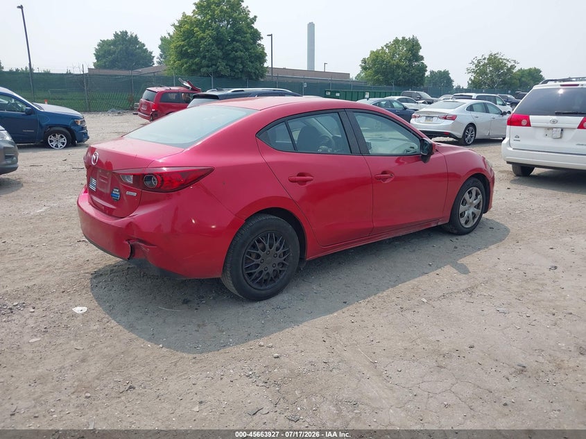 2014 Mazda 3 VIN JM1BM1U70E1166532 IAAI salvage auction — NORMAL WEAR, Clear (Pennsylvania), sold $25 on 2026-07-24 (photo 4)