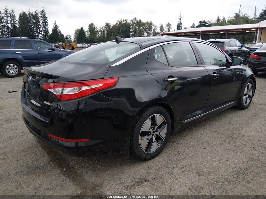 2013 Kia Optima VIN KNAGM4AD5D5061149 IAAI salvage auction — NORMAL WEAR, Clear (Washington), sold $275 on 2026-07-22 (photo 4)