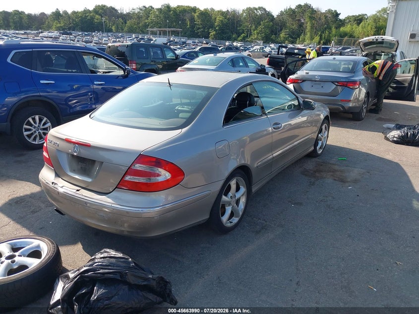 2004 Mercedes-benz Clk-class VIN WDBTJ65JX4F078799 IAAI salvage auction — FRONT & REAR, Mv-907A (New York), sold $425 on 2026-08-04 (photo 4)