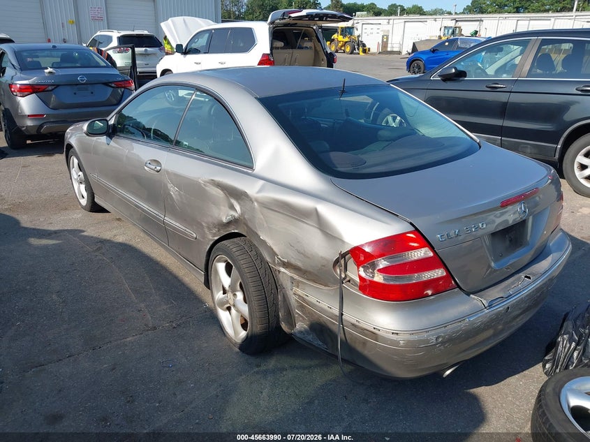 2004 Mercedes-benz Clk-class VIN WDBTJ65JX4F078799 IAAI salvage auction — FRONT & REAR, Mv-907A (New York), sold $425 on 2026-08-04 (photo 6)