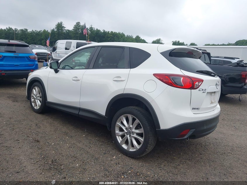 2014 Mazda Cx-5 VIN JM3KE4DY5E0357724 IAAI salvage auction — RIGHT FRONT, Clear (Massachusetts), sold $1,350 on 2026-07-31 (photo 3)