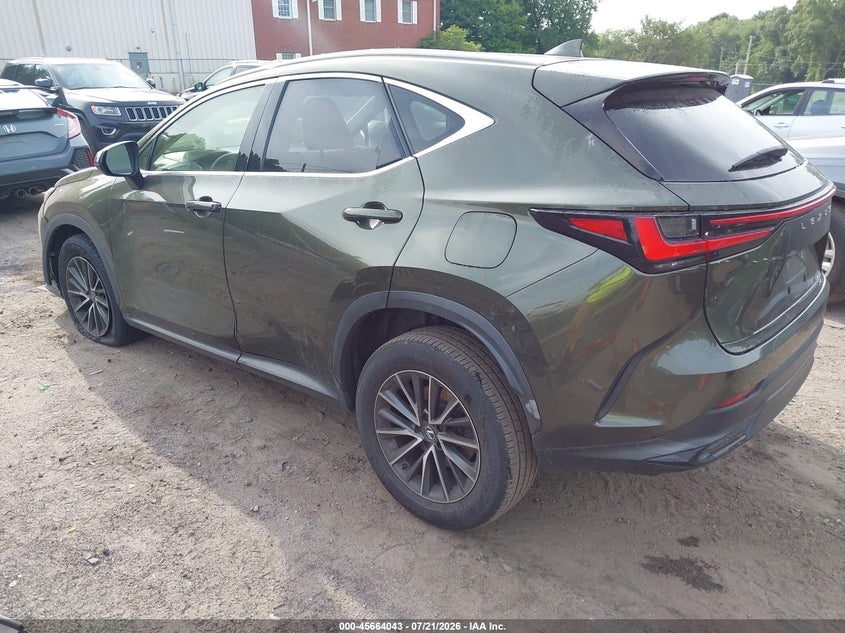 2022 Lexus Nx VIN JTJADCEZ6N2000532 IAAI salvage auction — FRONT END, Salvage (Massachusetts), sold $9,500 on 2026-08-29 (photo 3)