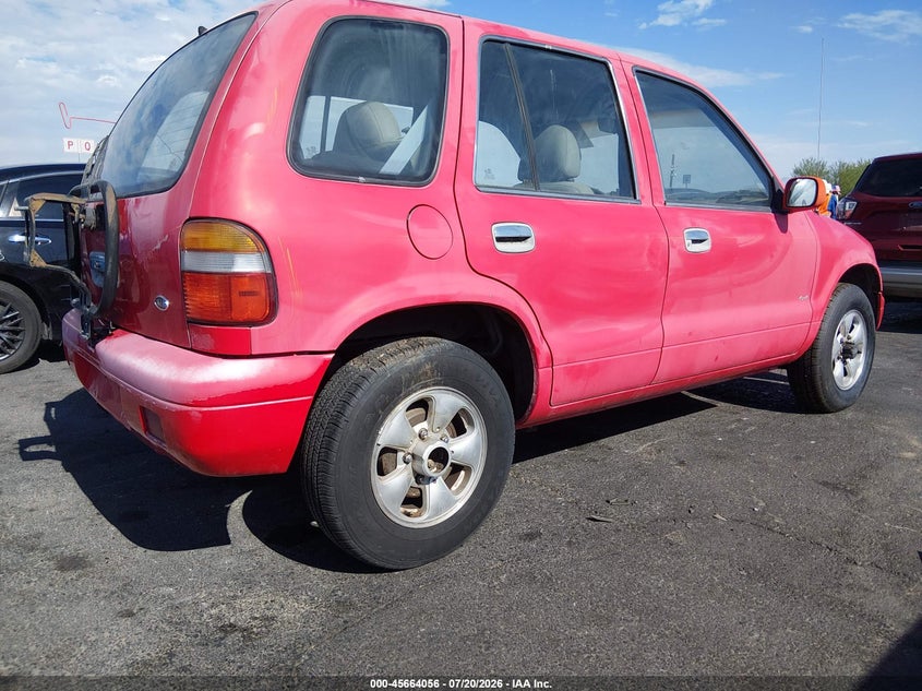 1996 Kia Sportage VIN KNDJA723XT5519114 IAAI salvage auction — NORMAL WEAR, Clear (Nevada), sold $125 on 2026-07-31 (photo 4)
