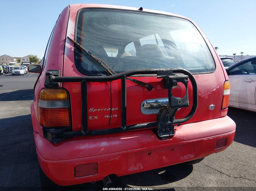 1996 Kia Sportage VIN KNDJA723XT5519114 IAAI salvage auction — NORMAL WEAR, Clear (Nevada), sold $125 on 2026-07-31 (photo 6)