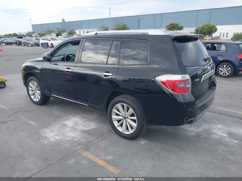 2008 Toyota Highlander hybrid VIN JTEEW44A682024457 IAAI salvage auction — NORMAL WEAR, Clear - Dealer Only (California), sold $825 on 2026-07-29 (photo 3)