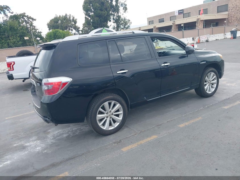 2008 Toyota Highlander hybrid VIN JTEEW44A682024457 IAAI salvage auction — NORMAL WEAR, Clear - Dealer Only (California), sold $825 on 2026-07-29 (photo 4)