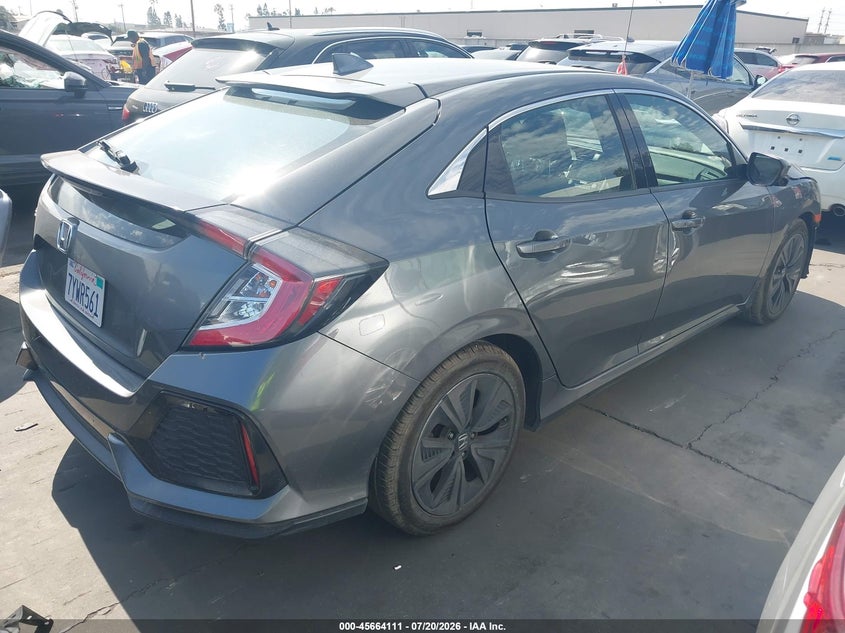 2017 Honda Civic VIN SHHFK7H54HU427058 IAAI salvage auction — LEFT FRONT, Salvage Title, sold $5,500 on 2026-08-21 (photo 4)