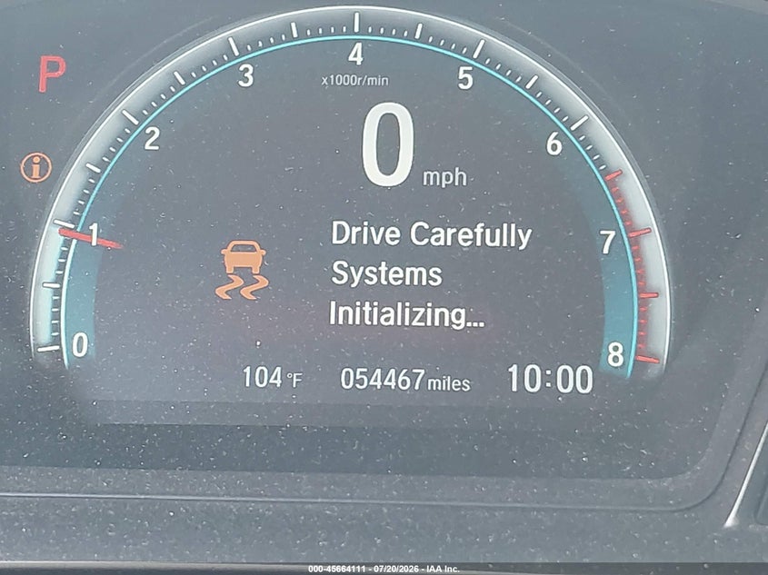 2017 Honda Civic VIN SHHFK7H54HU427058 IAAI salvage auction — LEFT FRONT, Salvage Title, sold $5,500 on 2026-08-21 (photo 7)