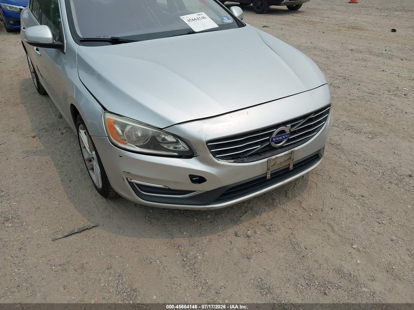 2015 Volvo S60 VIN YV126MFB4F1305070 IAAI salvage auction — FRONT END, Salvage Title, sold $1,500 on 2026-08-15 (photo 6)