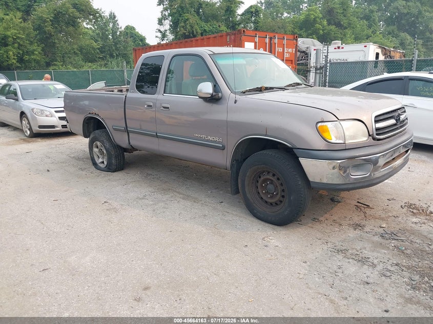 2002 Toyota Tundra VIN 5TBBN44182S248560 IAAI salvage auction — NORMAL WEAR, Clear (Maryland), sold $450 on 2026-07-30 (photo 1)