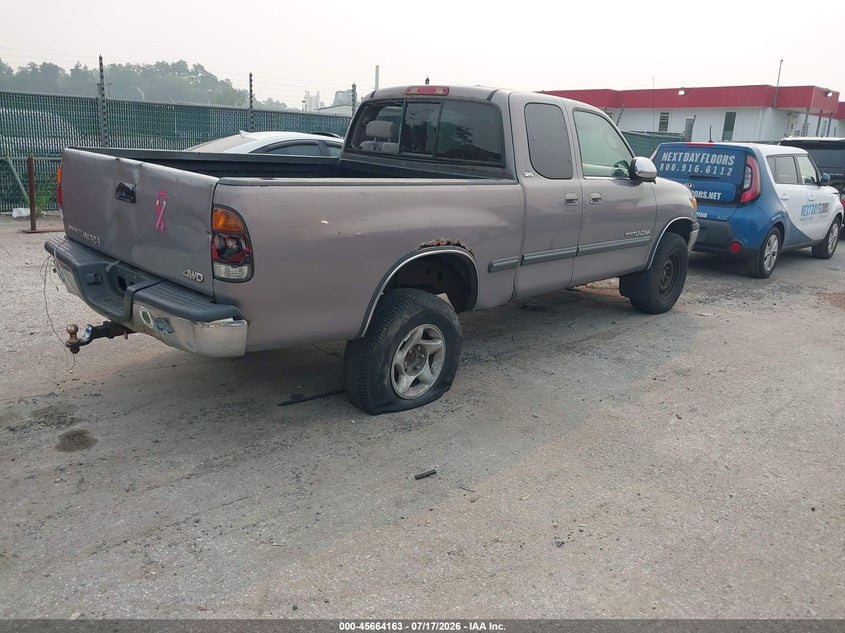 2002 Toyota Tundra VIN 5TBBN44182S248560 IAAI salvage auction — NORMAL WEAR, Clear (Maryland), sold $450 on 2026-07-30 (photo 4)