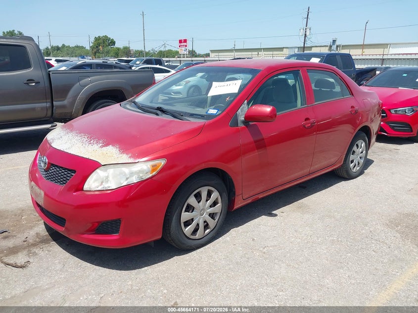 2009 Toyota Corolla VIN JTDBL40E89J007479 IAAI salvage auction — REAR END, Salvage (Texas), sold $2,450 on 2026-08-02 (photo 2)