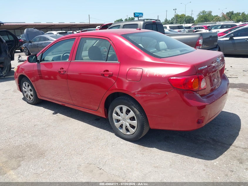 2009 Toyota Corolla VIN JTDBL40E89J007479 IAAI salvage auction — REAR END, Salvage (Texas), sold $2,450 on 2026-08-02 (photo 3)