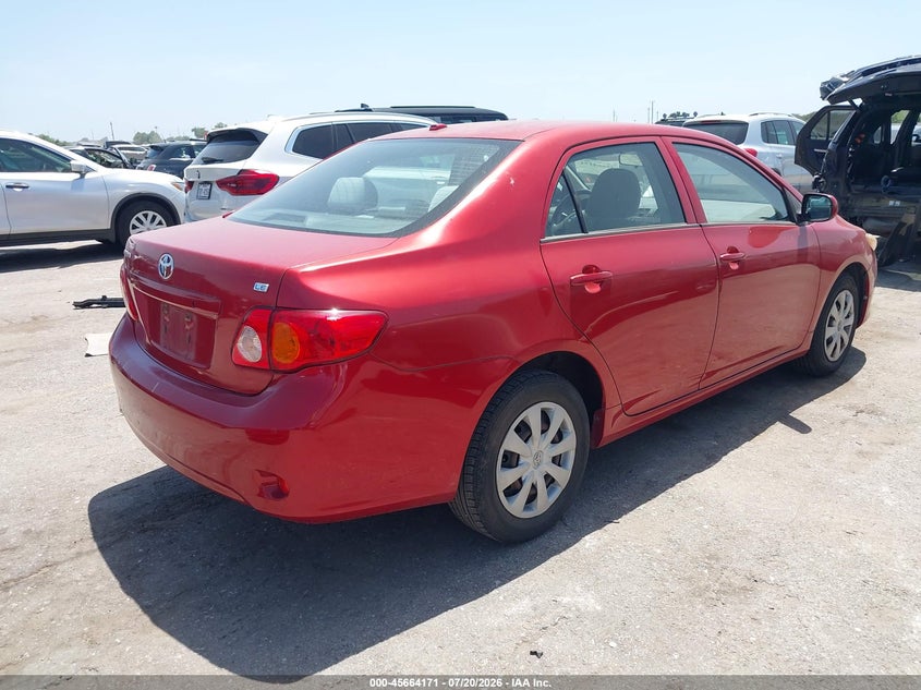 2009 Toyota Corolla VIN JTDBL40E89J007479 IAAI salvage auction — REAR END, Salvage (Texas), sold $2,450 on 2026-08-02 (photo 4)