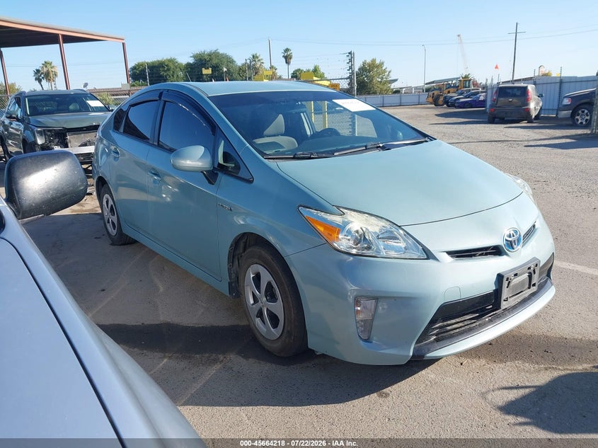 2013 Toyota Prius VIN JTDKN3DU5D1723965 IAAI salvage auction — NORMAL WEAR, Clear - Dealer Only (California), sold $925 on 2026-07-28 (photo 1)
