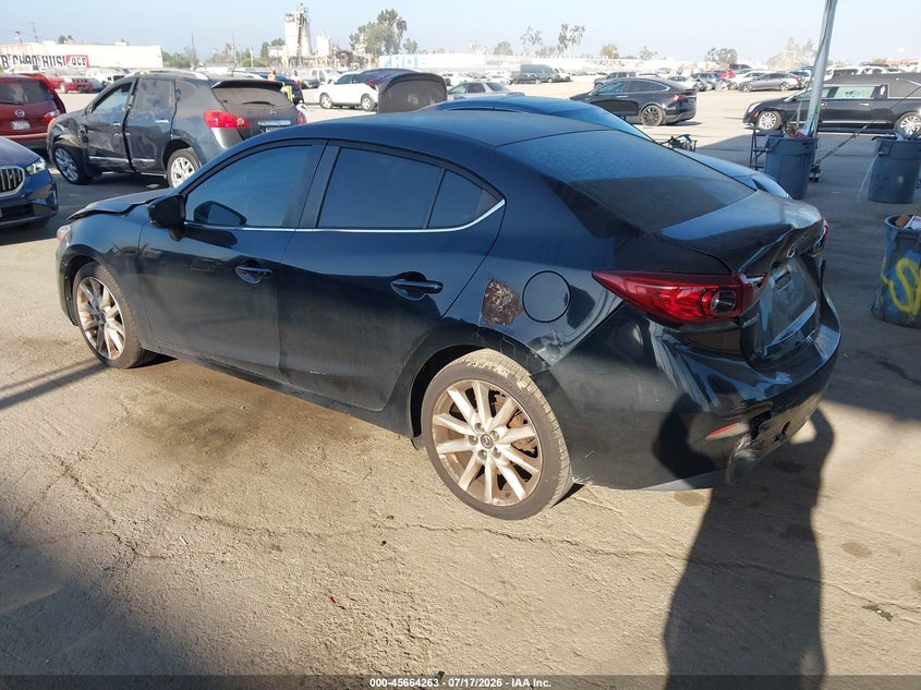 2017 Mazda 3 VIN 3MZBN1V74HM150320 IAAI salvage auction — FRONT & REAR, Salvage Title, sold $2,950 on 2026-08-01 (photo 3)